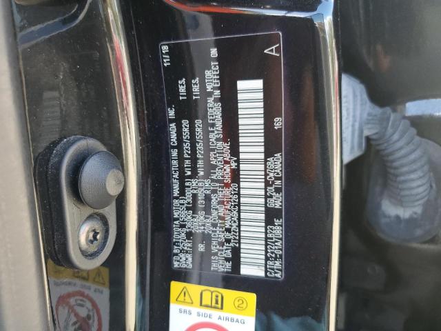 VIN 2T2ZZMCA6KC126120 2019 LEXUS RX350 no.14