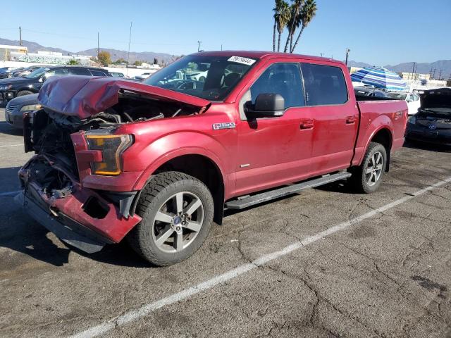 FORD F150 SUPER 2015 maroon  gas 1FTEW1EG2FFC66089 photo #1