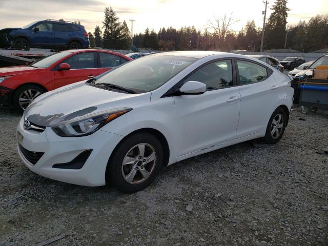 HYUNDAI ELANTRA SE 2015 white  gas 5NPDH4AE0FH571902 photo #1