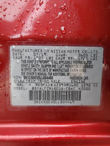 2020 NISSAN VERSA SV - 3N1CN8EV0LL804469