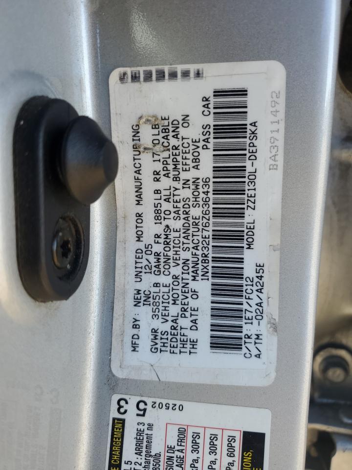 Lot #2986346176 2006 TOYOTA COROLLA CE