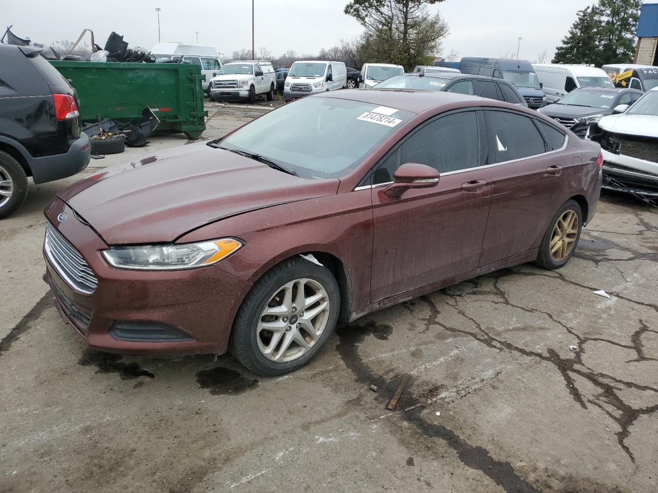 Lot #2996596585 2015 FORD FUSION SE