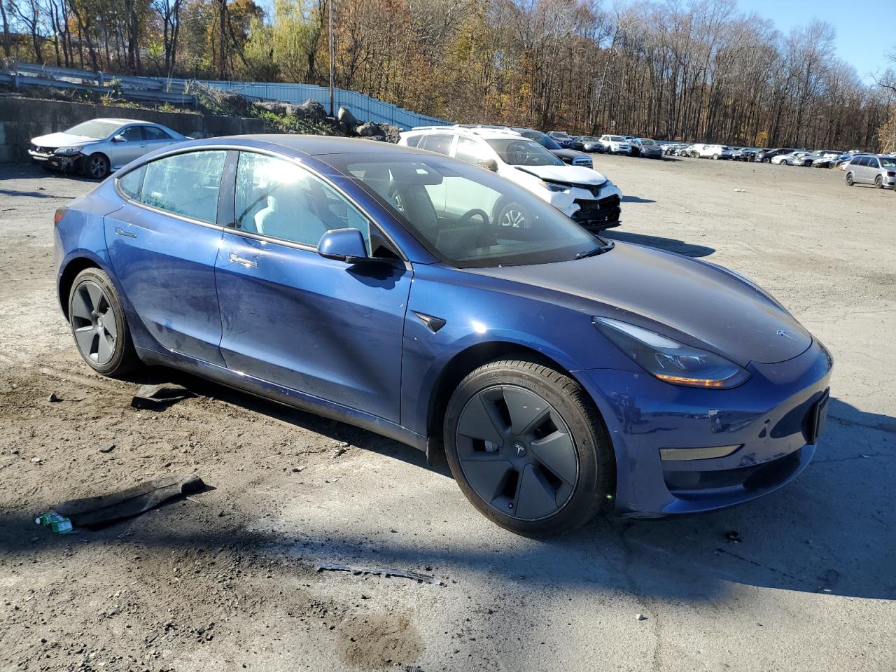 Lot #3034280087 2021 TESLA MODEL 3