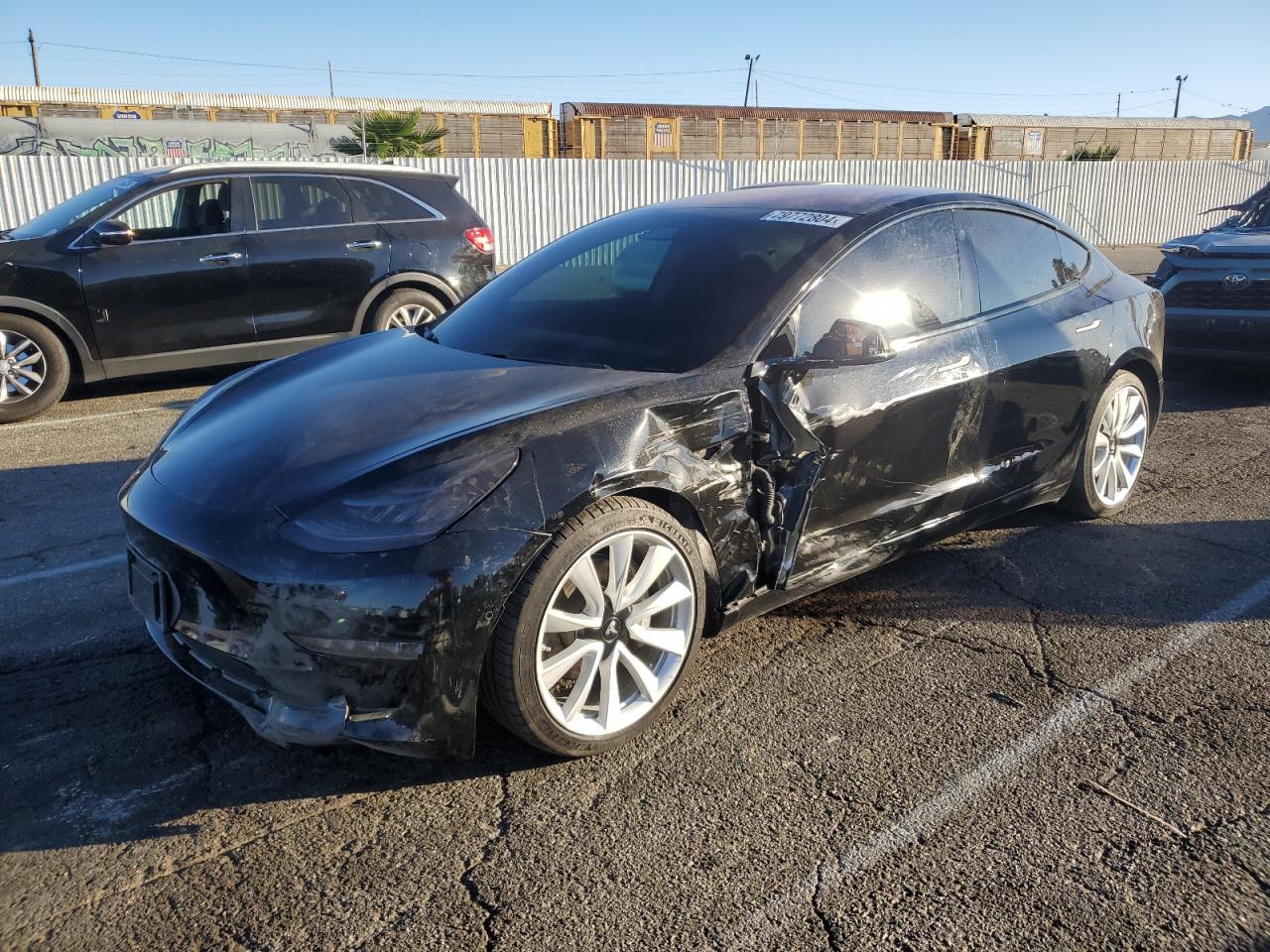 Lot #3034514738 2018 TESLA MODEL 3