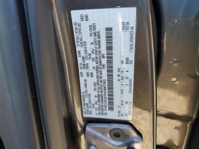 VIN 1FMCU9JD1HUB87353 2017 Ford Escape, Titanium no.14