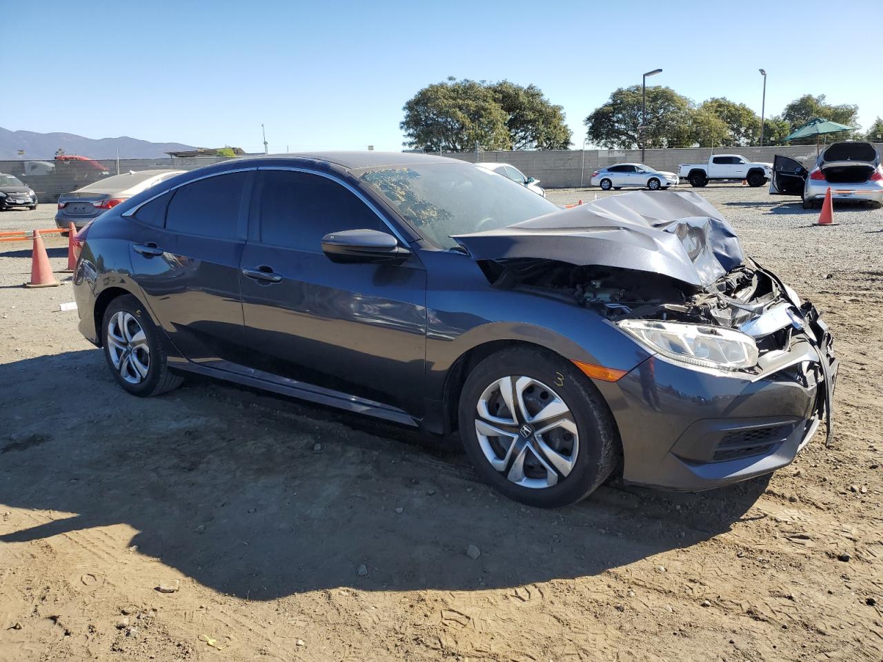 Lot #3030443471 2018 HONDA CIVIC LX