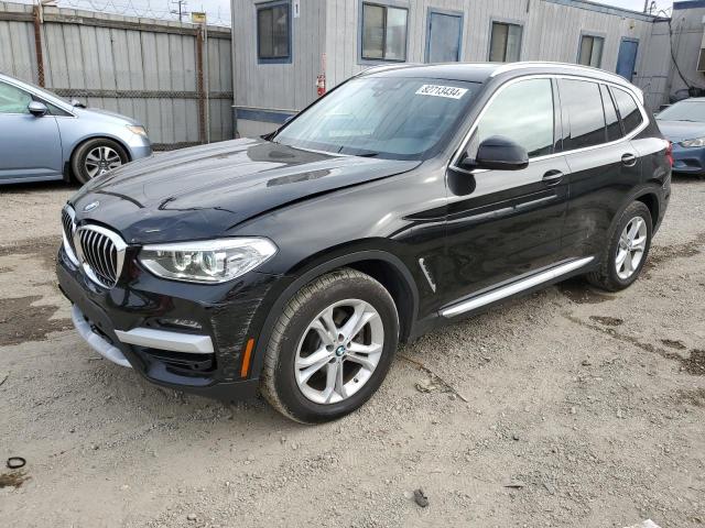 BMW X3 SDRIVE3 2020 black  gas 5UXTY3C06L9B57648 photo #1