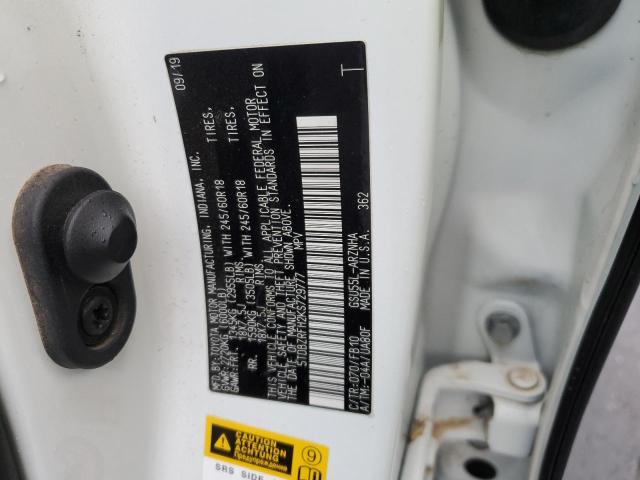 2019 TOYOTA HIGHLANDER - 5TDBZRFH2KS729777