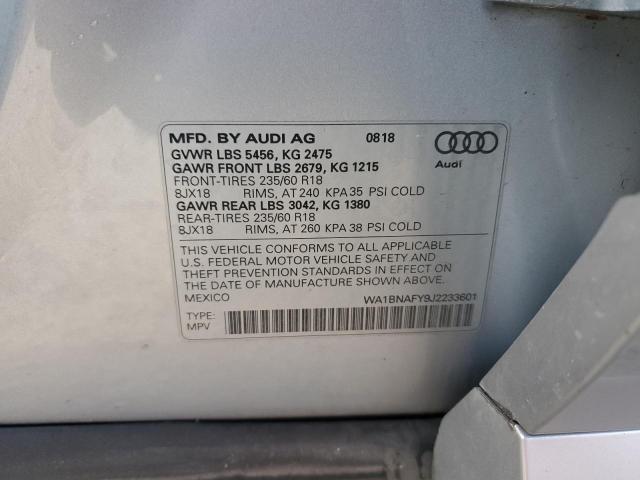 VIN WA1BNAFY9J2233601 2018 AUDI Q5 no.13