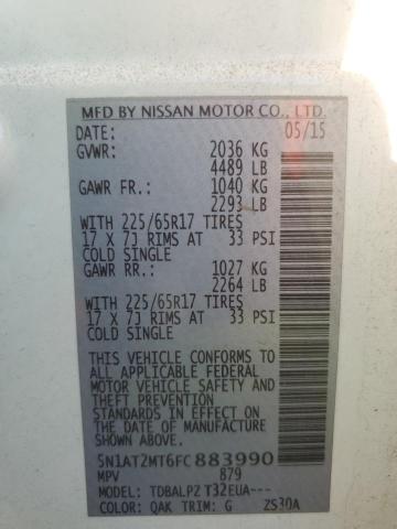 2015 NISSAN ROGUE S - 5N1AT2MT6FC883990