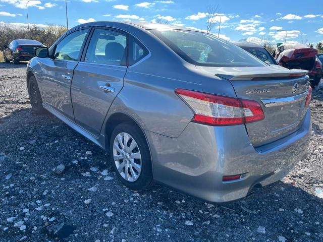 NISSAN SENTRA S 2014 gray sedan 4d gas 3N1AB7AP4EY279455 photo #4