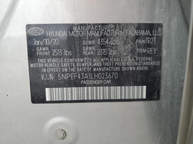 2020 HYUNDAI SONATA SEL - 5NPEF4JA1LH023670