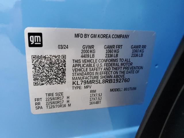 2024 CHEVROLET TRAILBLAZE - KL79MRSL8RB192760