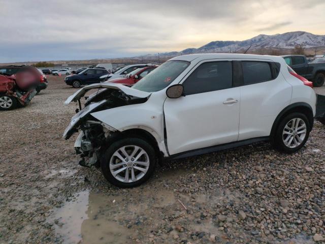 NISSAN JUKE S 2013 white  gas JN8AF5MRXDT225625 photo #1