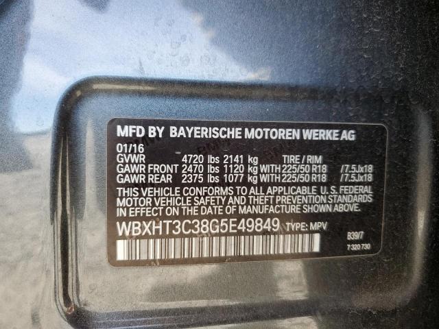 2016 BMW X1 XDRIVE2 - WBXHT3C38G5E49849