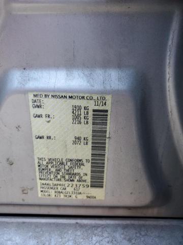 2015 NISSAN ALTIMA 2.5 - 1N4AL3AP4FC223759