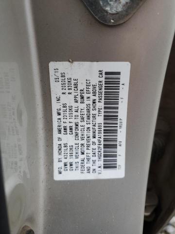 2015 HONDA ACCORD SPO - 1HGCR2F84FA196895