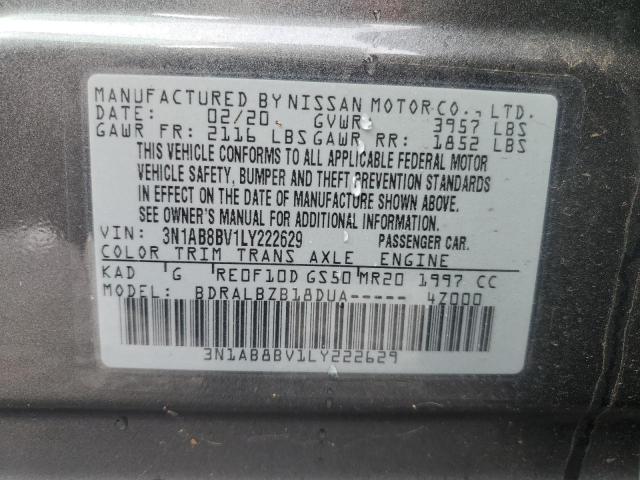 2020 NISSAN SENTRA S - 3N1AB8BV1LY222629