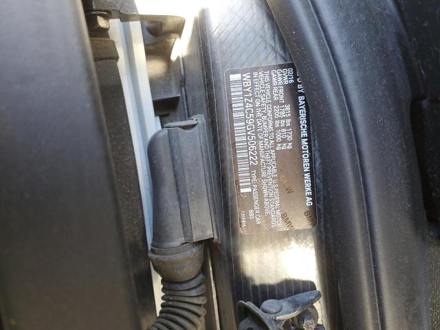 2016 BMW I3 REX - WBY1Z4C59GV506222