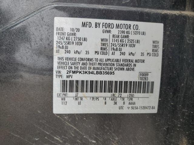 2020 FORD EDGE TITAN - 2FMPK3K94LBB35695