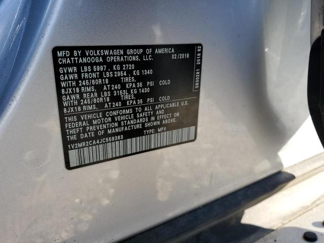 2018 VOLKSWAGEN ATLAS SEL - 1V2MR2CA4JC559363