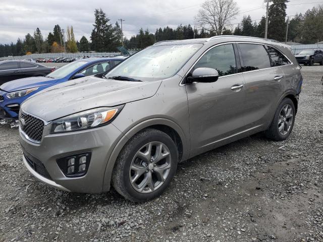 KIA SORENTO SX 2016 gray  gas 5XYPK4A10GG050814 photo #1