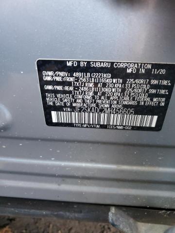2021 SUBARU FORESTER - JF2SKADC2MH456605