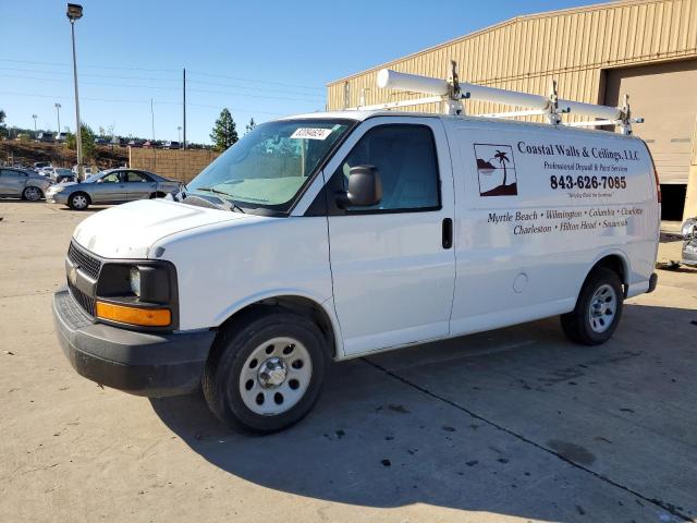 CHEVROLET EXPRESS G1 2012 white  gas 1GCSGAFX1C1137350 photo #1