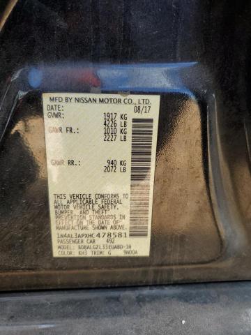 2017 NISSAN ALTIMA 2.5 - 1N4AL3APXHC478581