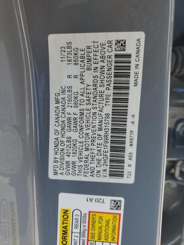 2024 HONDA CIVIC TOUR - 2HGFE1F99RH315798