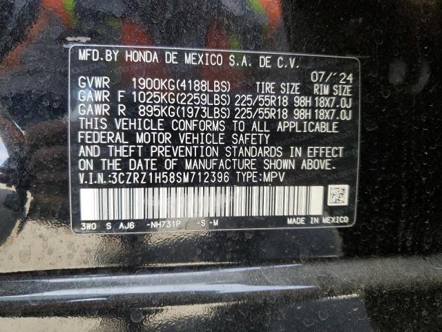 2025 HONDA HR-V SPORT - 3CZRZ1H58SM712396