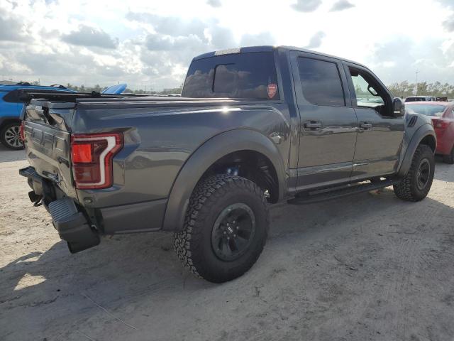 FORD F150 RAPTO 2018 gray  gas 1FTFW1RG2JFB99663 photo #4