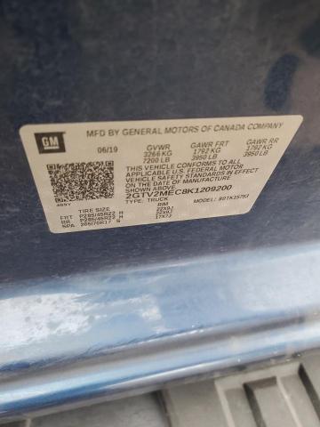 2019 GMC SIERRA LIM 2GTV2MEC8K1209200