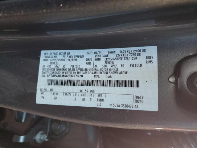 2024 FORD F350 SUPER - 1FT8W3BM5RED57578