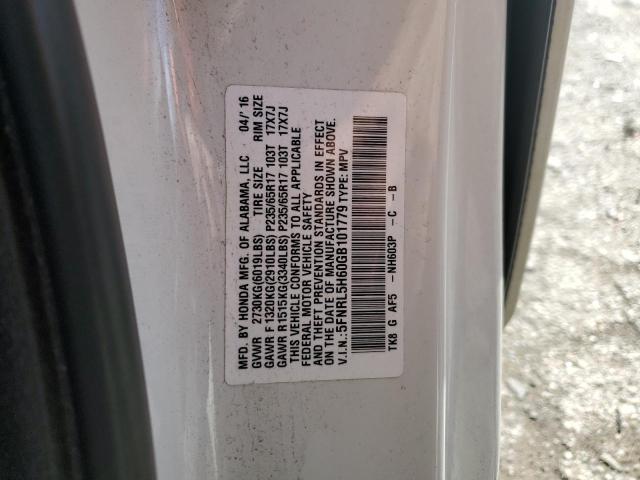2016 HONDA ODYSSEY EX - 5FNRL5H60GB101779