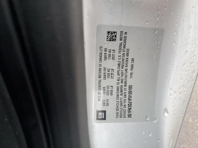 2015 CHEVROLET CAMARO 2SS 2G1FK3DJ1F9109180