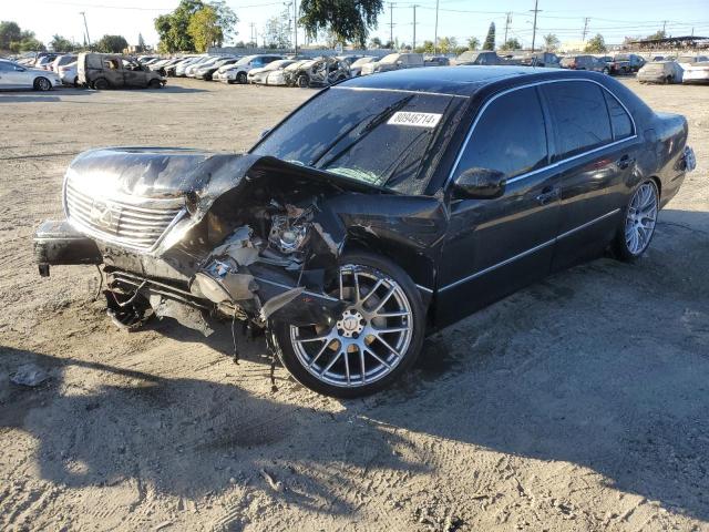 LEXUS LS 430 2005 black  gas JTHBN36F255016376 photo #1