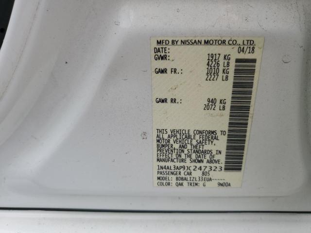 2018 NISSAN ALTIMA 2.5 - 1N4AL3AP9JC247323