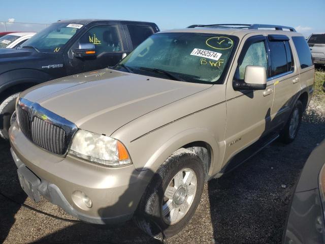 LINCOLN AVIATOR 2004 beige  gas 5LMEU88H54ZJ49601 photo #1