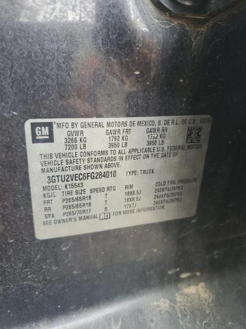 2015 GMC SIERRA K15 - 3GTU2VEC6FG284010