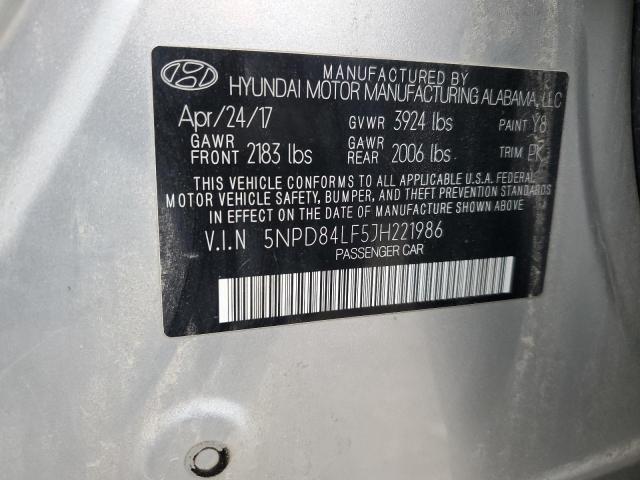 2018 HYUNDAI ELANTRA SE - 5NPD84LF5JH221986