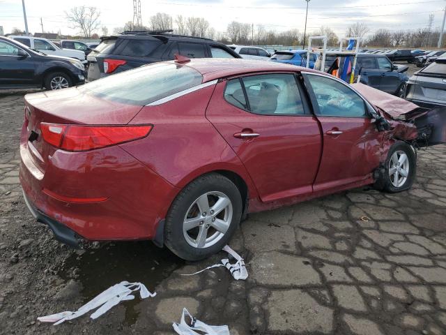 KIA OPTIMA LX 2015 red  gas 5XXGM4A70FG469246 photo #4