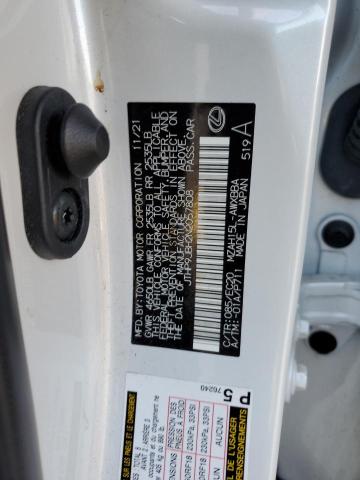 2022 LEXUS UX 250H BA JTHP9JBH2N2057808