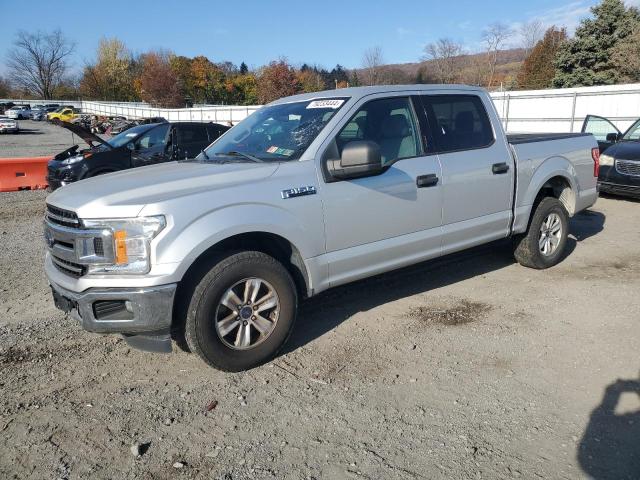 FORD F150 SUPER 2018 silver  gas 1FTEW1C52JKE02254 photo #1