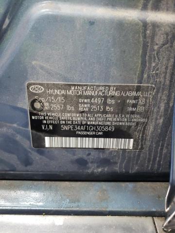 VIN 5NPE34AF1GH305849 2016 HYUNDAI SONATA no.12