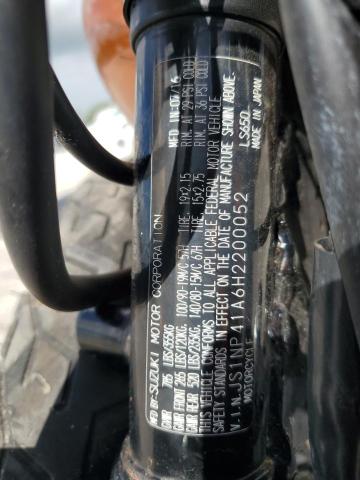 2017 SUZUKI LS650 JS1NP41A6H2200052