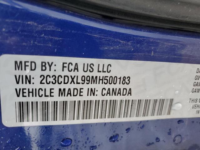 2C3CDXL99MH500183 2021 DODGE CHARGER