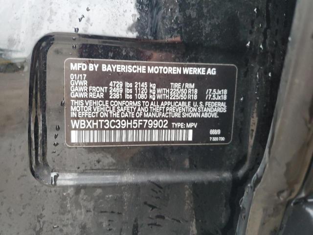 2017 BMW X1 XDRIVE2 - WBXHT3C39H5F79902