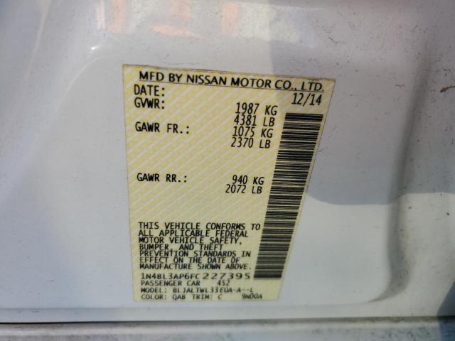 2015 NISSAN ALTIMA 3.5 1N4BL3AP6FC227395