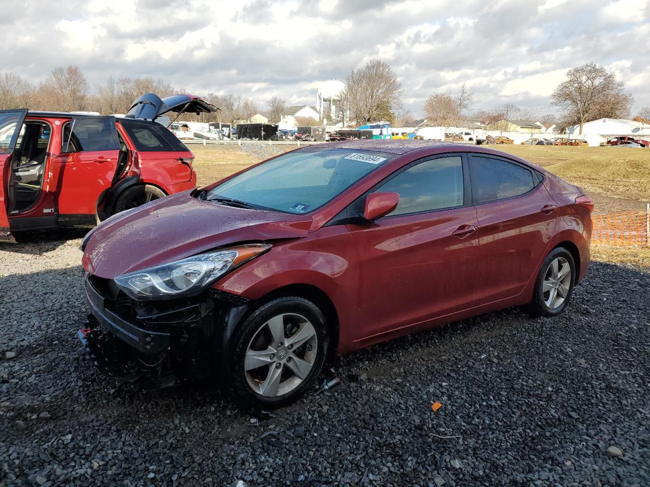 Lot #3020678995 2011 HYUNDAI ELANTRA GL